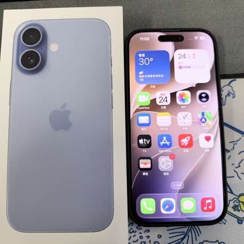 Iphone 17 256 Blue 電池100% 保養2027-7月