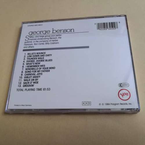 George Benson 德版銀圈