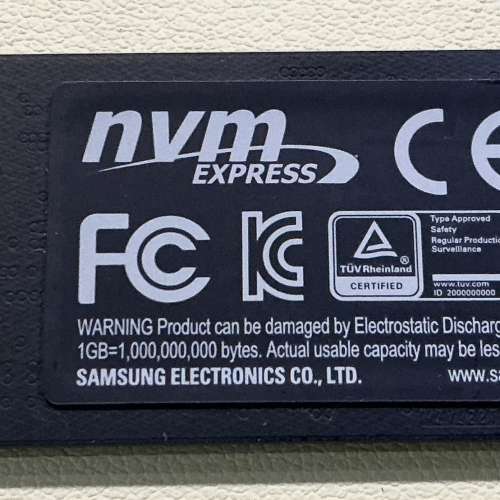 三星 Samsung 980 Pro 1TB nvme m.2 ssd