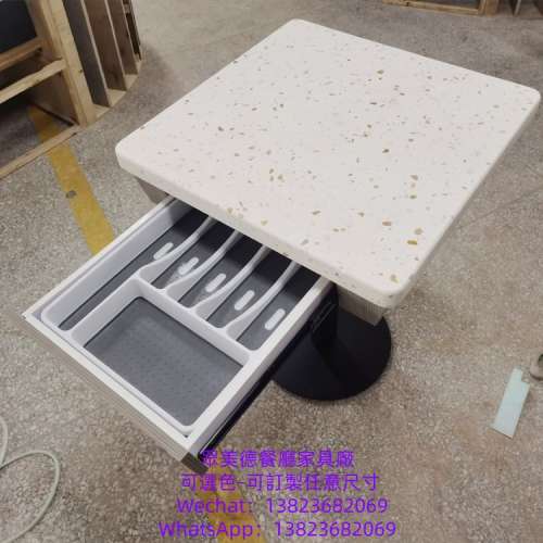 table加工製造廠商 #訂造雲石枱面 #實木封邊防火板餐廳餐枱訂造 #防火膠板抽屜餐枱 ...