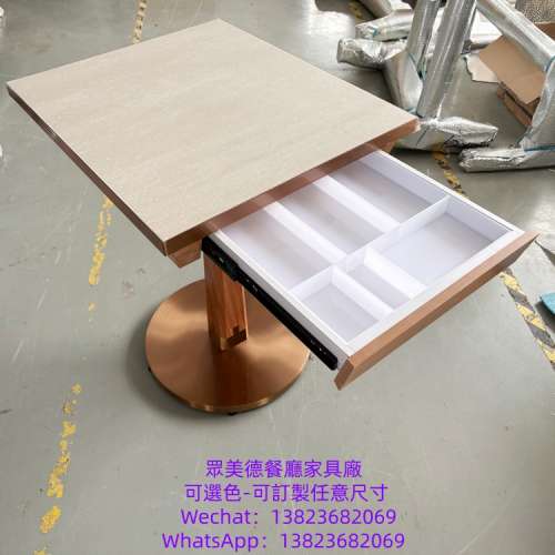 table加工製造廠商 #訂造雲石枱面 #實木封邊防火板餐廳餐枱訂造 #防火膠板抽屜餐枱 ...