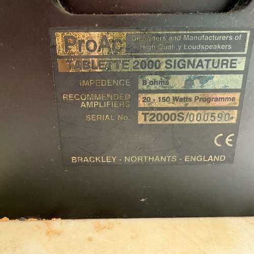 ProAC Tablette 2000 Signature Ebony