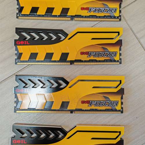GeIL EVO FORZA DDR4 8GB RAM x 4 (共 32G)