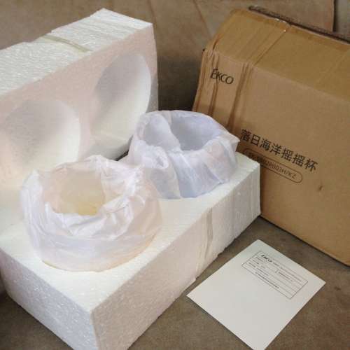 🥃 CORELLE EKCO Wobble Glass 2pc EK-SB02P003H/KZ NEW 全新 康寧 高硼硅玻璃杯 搖...