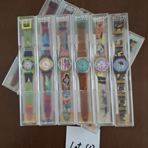 Swatch 手錶 1980's-1900's (Lot 1/1) 1-8 Quartz