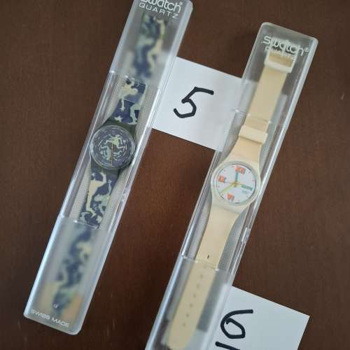 Swatch 手錶 1980's-1900's (Lot 1/1) 1-8 Quartz