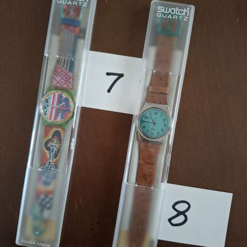 Swatch 手錶 1980's-1900's (Lot 1/1) 1-8 Quartz