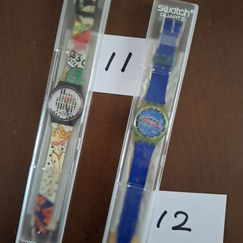 Swatch 手錶 1980's-1900's (Lot 1/2) 9-18 Quartz