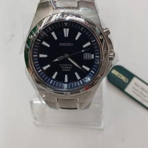 罕有全新Vintage Seiko 5M62-0BS0 Titanium Kinetic 100m  Watch