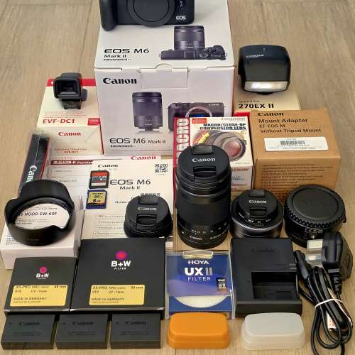 Canon EOS M6 Mark Il 鏡頭配件套裝