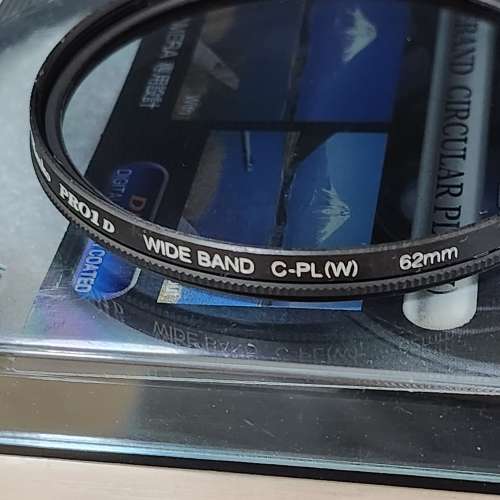 62mm 濾鏡（Kenko C-PL 偏光鏡 + HOYA NDX8 減光鏡）