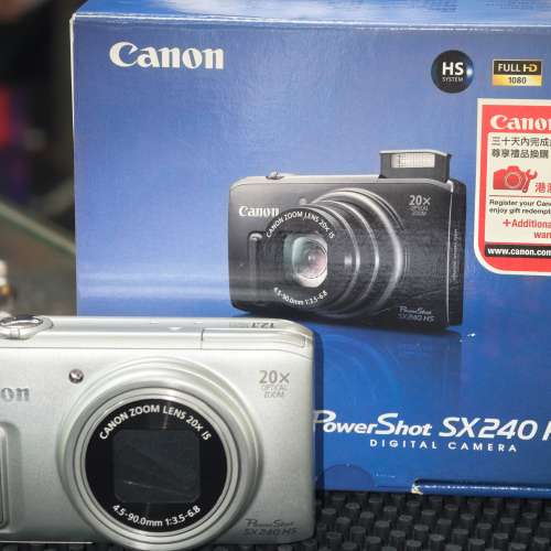 CANON PowerShot SX240 HS 極新 行貨有盒有證書 功能正常 no CCD NO Sony Nikon Pa...