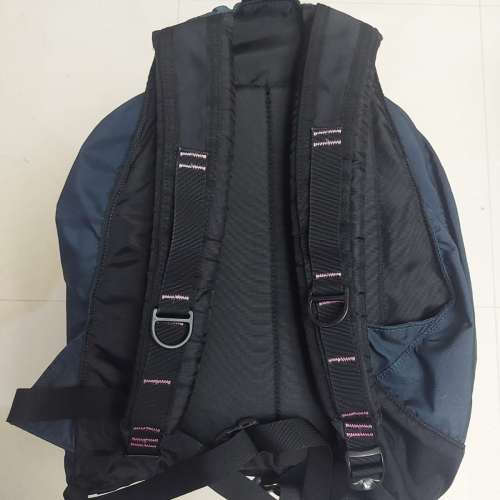 Gregory Day Backpack 深藍粉紅邊 絕版舊logo
