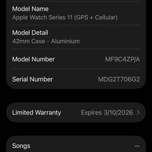 Apple Watch 11 gps cellular