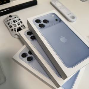 全新 iPhone 18 Pro Max 512GB 冰川藍