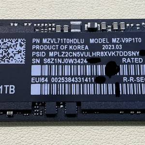 近新 三星 Samsung 990 Pro 1TB nvme m.2 ssd