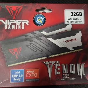 patriot viper venom gaming 16x2 6000c30 ddr5