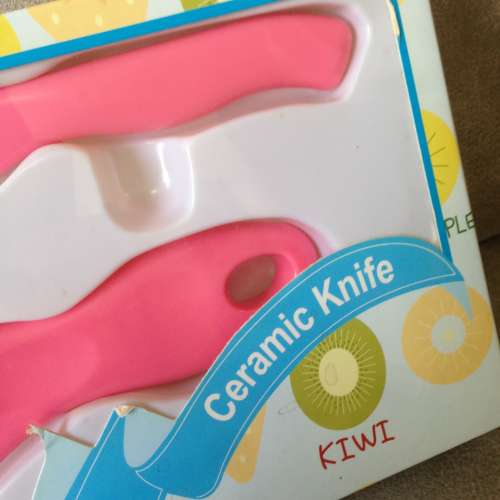 🔪 Ceramic Knife 2pc Set NEW 全新 陶瓷刀 陶瓷削皮器 兩件套 🍎