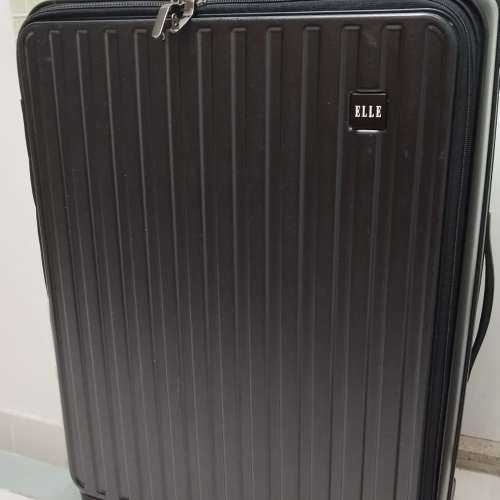 Elle 28吋新款前揭式黑色旅行行李箱 30kg front opened travel luggage suitcase