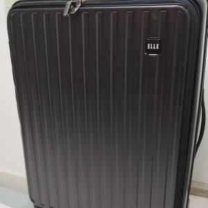 Elle 28吋新款前揭式黑色旅行行李箱 30kg front opened travel luggage suitcase