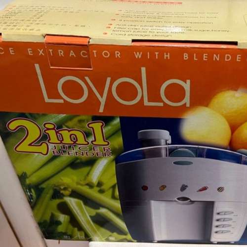 🥕  LOYOLA 2 in 1 Juice Extractor And Blender Juicer 750W LIKE NEW 榨汁機 攪...