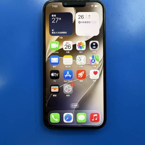 iPhone 17e 256gb 黑 香港行貨 電池健康度100%  原廠Apple保養到24-8-2027 功能全正...