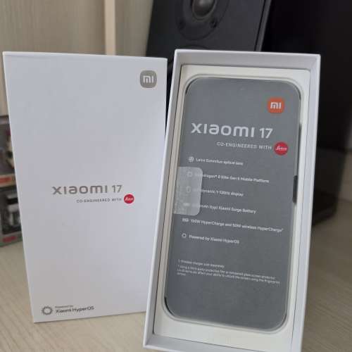 (中環 元朗) Xiaomi 17 (512gb black 2yrs warranty to Sep2028)
