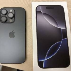 iPhone 16pro 256gb,電池健康度90，港行雙卡，完美冇花，冇修冇拆，全套齊！