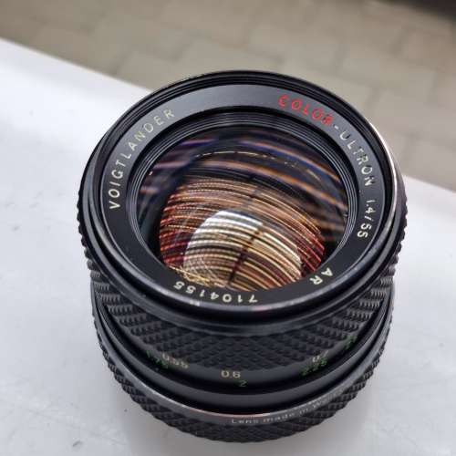 VOIGTLANDER COLOR-ULTRON 55MM F1.4 AR GERMANY M42 MOUNT