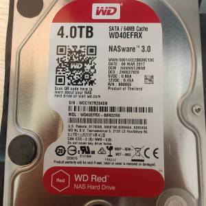 WD 4TB NAS Red HDD
