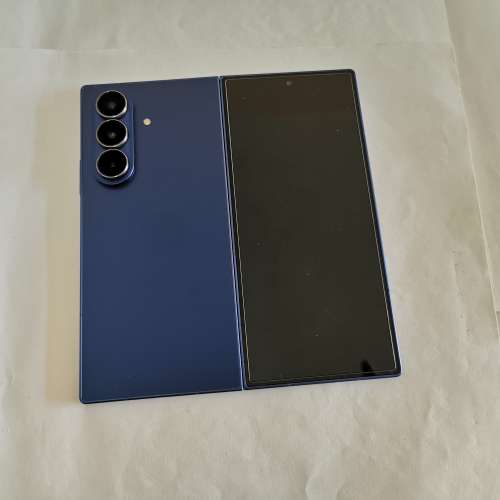 Care+到27年7月, 新淨,512GB,香港行貨,藍色Samsung fold 7 雙卡 5G, 有盒有單