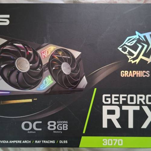 ASUS GeForce RTX 3070 8GB GDDR6 KO OC 顯示卡