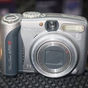 CANON PowerShot A710 IS CCD 功能正常 配件齊全 3個月保養 no Sony Nikon Fujifil...