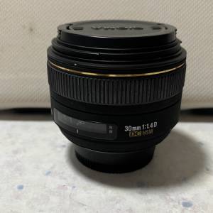 Sigma 30mm F1.4 (Nikon Fmount)