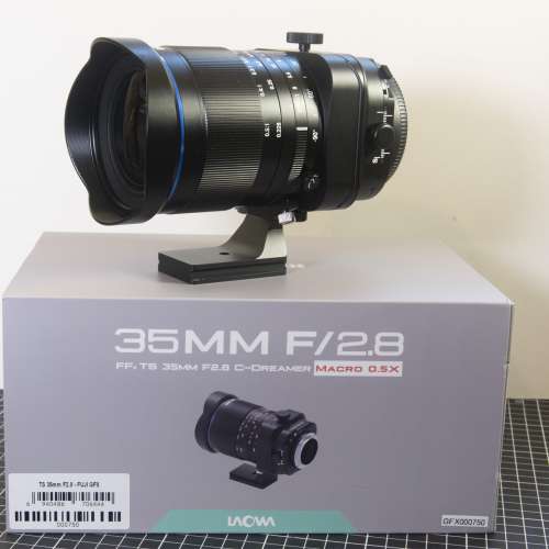 接近全新老蛙 Laowa FF II TS 35mm F2.8 C-Dreamer 0.5X Macro Tilt-Shift 移軸鏡頭...