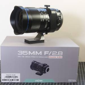 接近全新老蛙 Laowa FF II TS 35mm F2.8 C-Dreamer 0.5X Macro Tilt-Shift 移軸鏡頭...