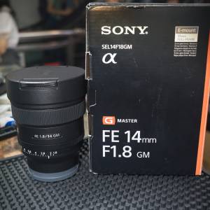 Sony 14/1.8 GM 14MM FE 極新 鏡片通透 3个月保养