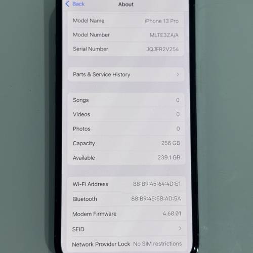 iphone 13 pro 256GB Sierra Blue