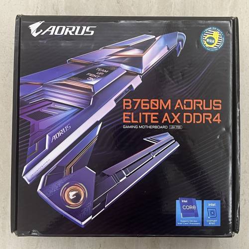 GIGABYTE B760M AORUS ELITE AX DDR4 Motherboard 主機板