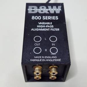 B&W 音頻濾波器 Matrix 800 Series Variable High-Pass Alignment Filter