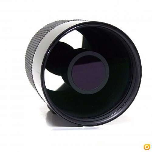 Canon 500mm f8 Reflex lens 反射鏡 + FD to EOS 超薄接環 (不帶鏡片)