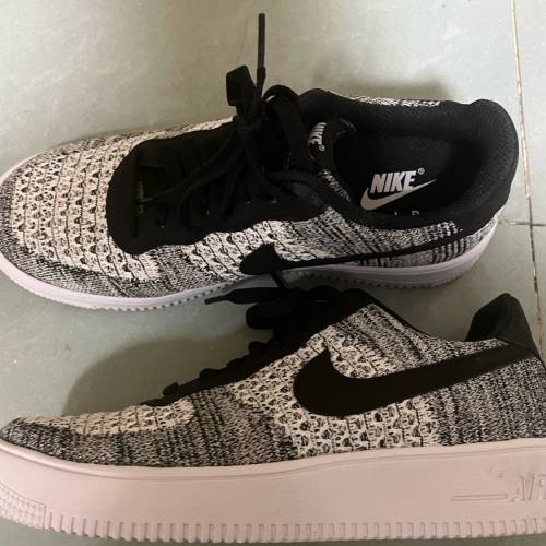 Nike Air Force 1 Flyknit 2 Black Pure Platinum