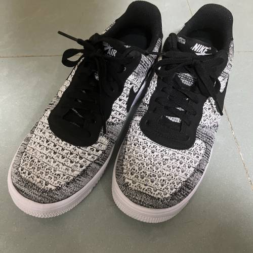 Nike Air Force 1 Flyknit 2 Black Pure Platinum