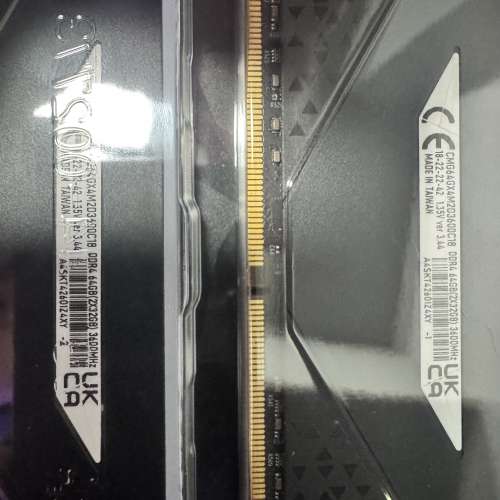 Corsair VENGEANCE RGB RS DDR4 記憶體 RAM 3600MHz - 64GB (32GB x2)