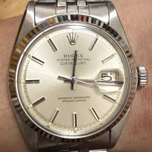 好𠃊靚😂 Rolex 1601 靚銀面粗字 6251h炮仗帶 19格 平到笑🤣$26888