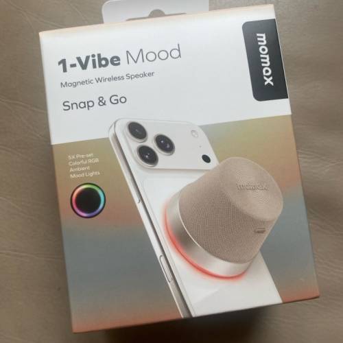 Momax 1-Vibe Mood 磁吸無綫揚聲器