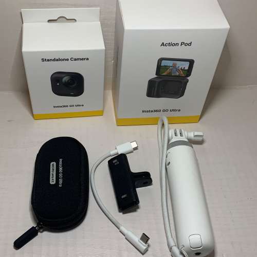 [觀塘實體店] 二手 Insta360 Go Ultra  (主機全新未開封) (連快拆支架+ 超清晰對焦...