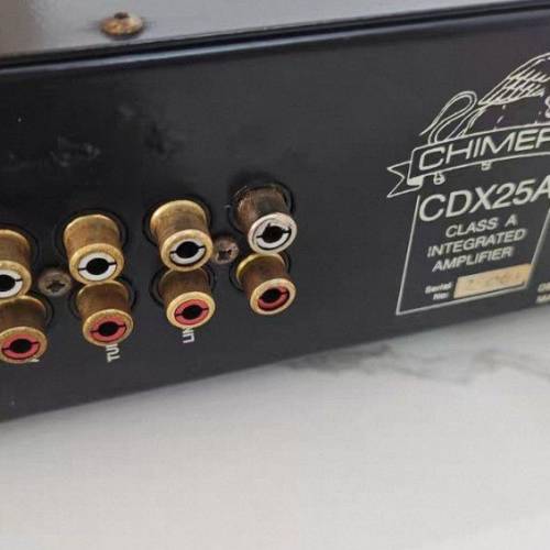 Chimera cdx25A class A amp,一代名機，聲音甜美好力,此機已作身體檢查，健康運作，...