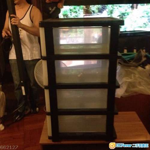 塑膠櫃 有轆抽屜