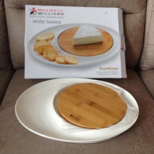 MAXWELL & WILLIAMS Oval Platter 2 Piece Set NEW 全新廚房芝士套裝 HK$268/set